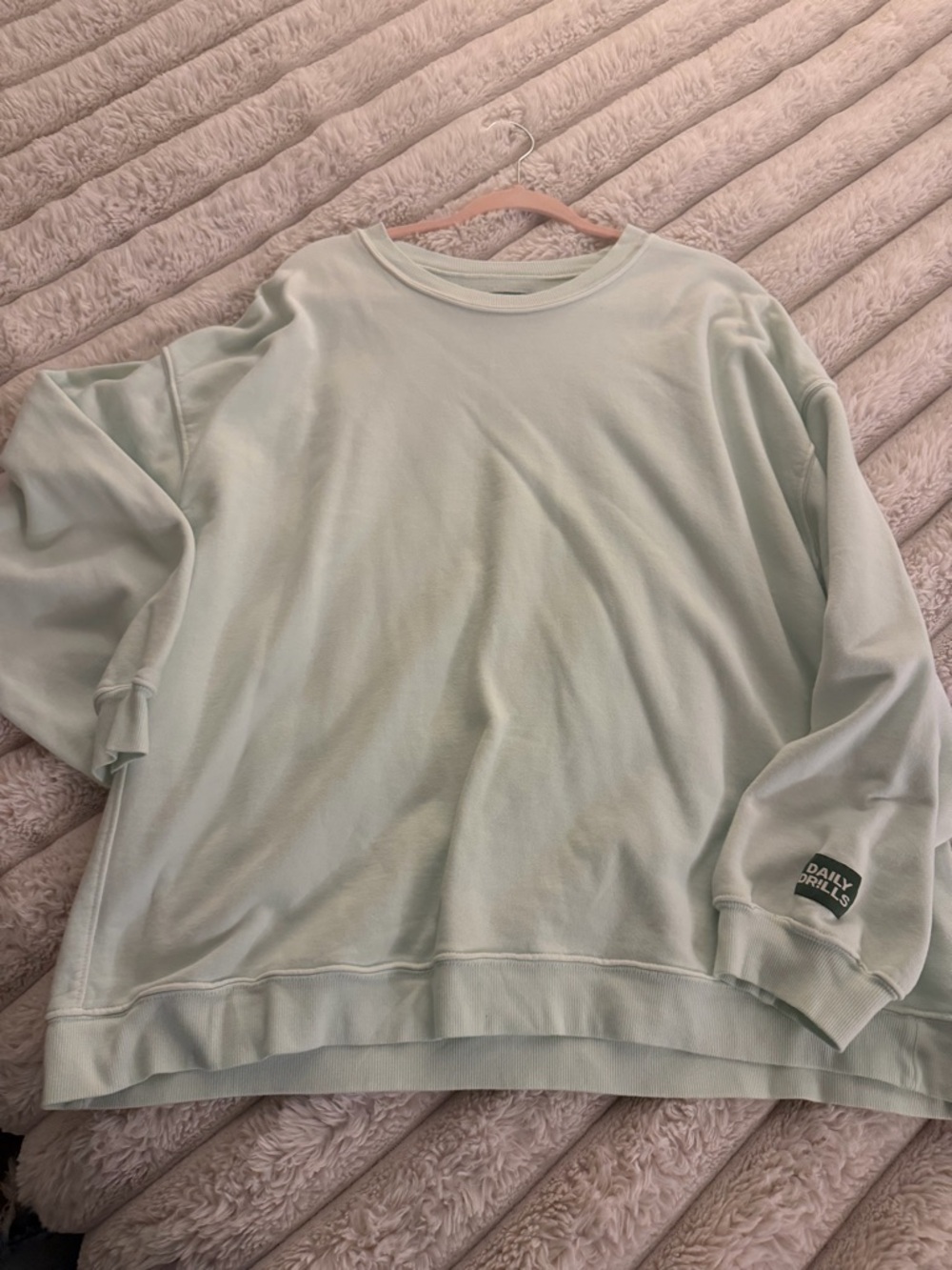 Daily Drills Men's Crewneck Sweater - Mint Green